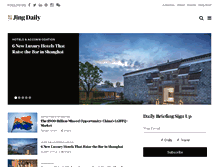 Tablet Screenshot of jingdaily.com